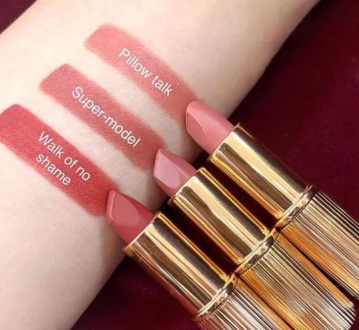 Charlotte Tilbury Iconic Mini Lip Trio Kit - Pillow Talk, Walk of No Shame, Supermodel 0.03 Onzas