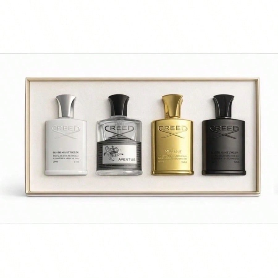 Creed Luxury Collection Set de Colonia EDP 4 x 30ml - Regalo para Cumpleaños, Día de San Valentín, Aniversario, Vacaciones, Boda