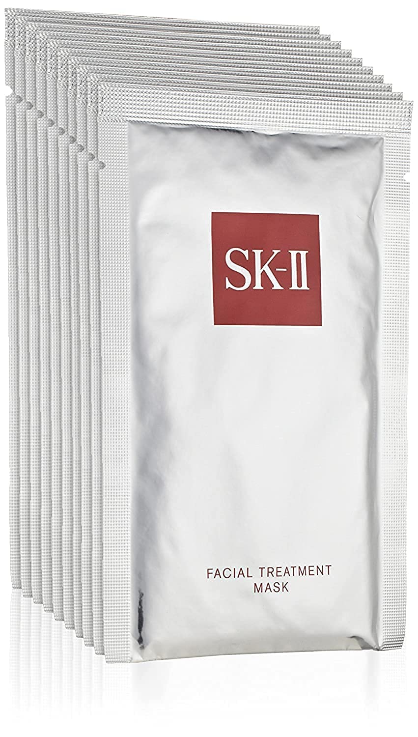 SK-II Mascarilla Facial Treatment -10 unidades- Láminas de mascarilla iluminadora para ayudar a mejorar el tono, la textura y la luminosidad - Tratamiento antienvejecimiento para reponer la humedad y una piel visiblemente más sana