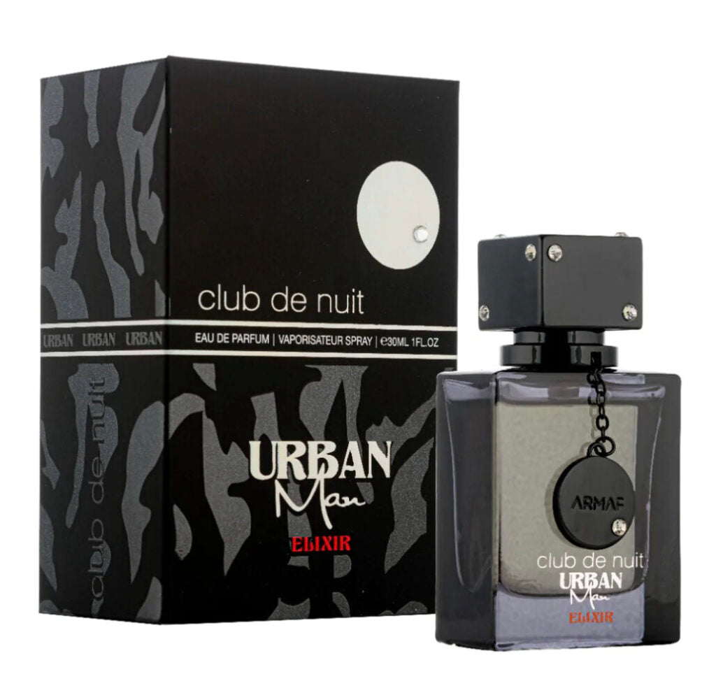 Armaf Club De Nuit Urban Man Elixir para Hombres Eau de Parfum Vaporizador, 3.6 Onzas/105ml -Bergamota. Larga Duración