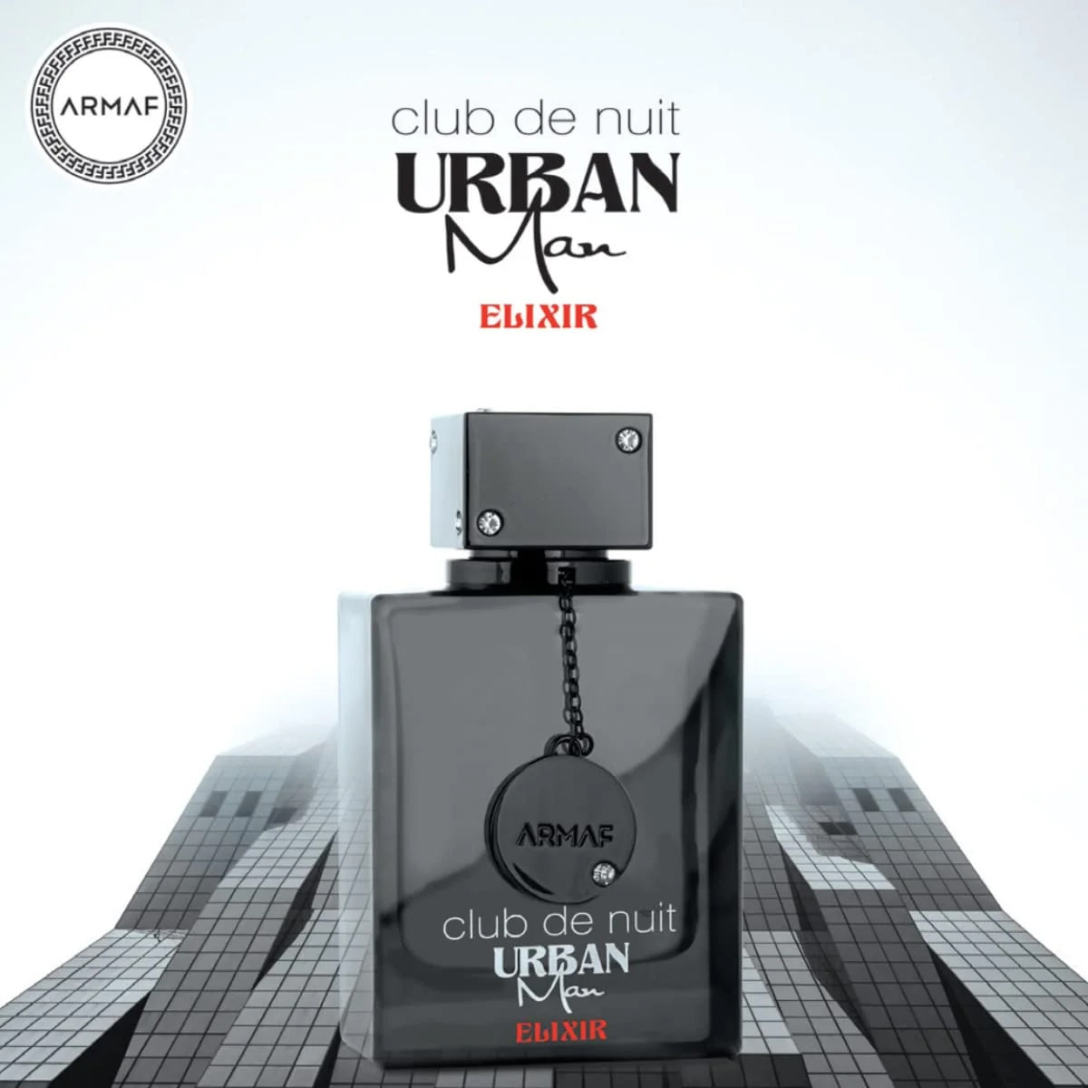Armaf Club De Nuit Urban Man Elixir para Hombres Eau de Parfum Vaporizador, 3.6 Onzas/105ml -Bergamota. Larga Duración