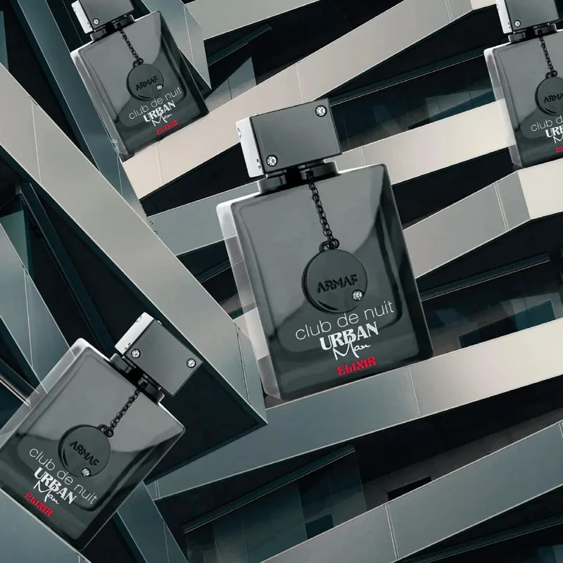 Armaf Club De Nuit Urban Man Elixir para Hombres Eau de Parfum Vaporizador, 3.6 Onzas/105ml -Bergamota. Larga Duración