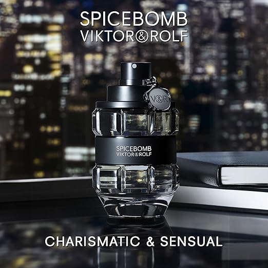 Viktor Rolf Spicebomb Eau De Toilette Woody & Spicy Cologne For Men 90ml