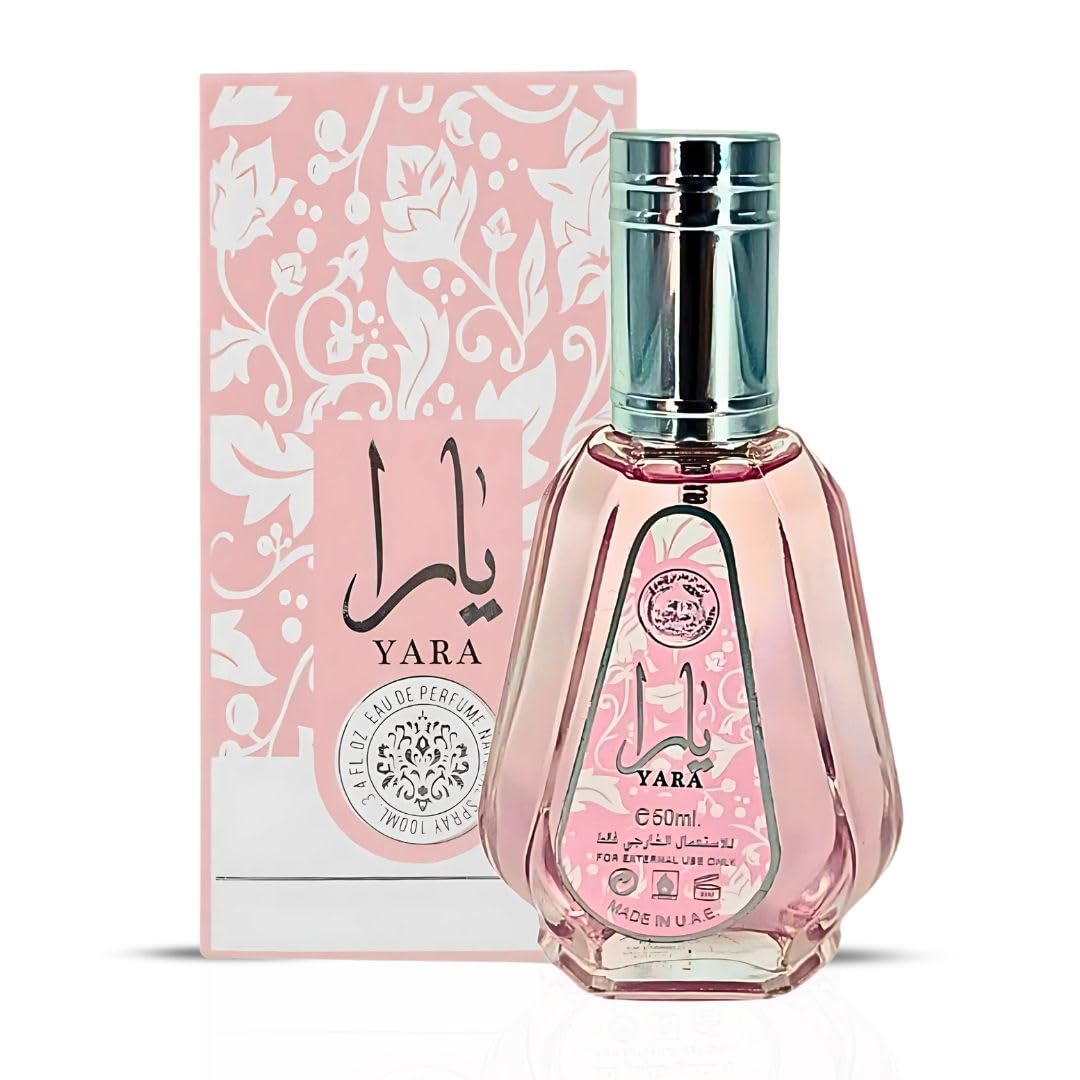 Lattafa Yara Eau de Parfum Spray Fragancia Duradera para Mujer 1.7 Onzas / 50ml