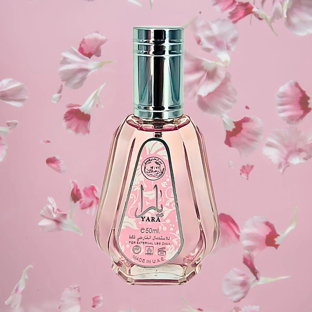 Lattafa Yara Eau de Parfum Spray Fragancia Duradera para Mujer 1.7 Onzas / 50ml