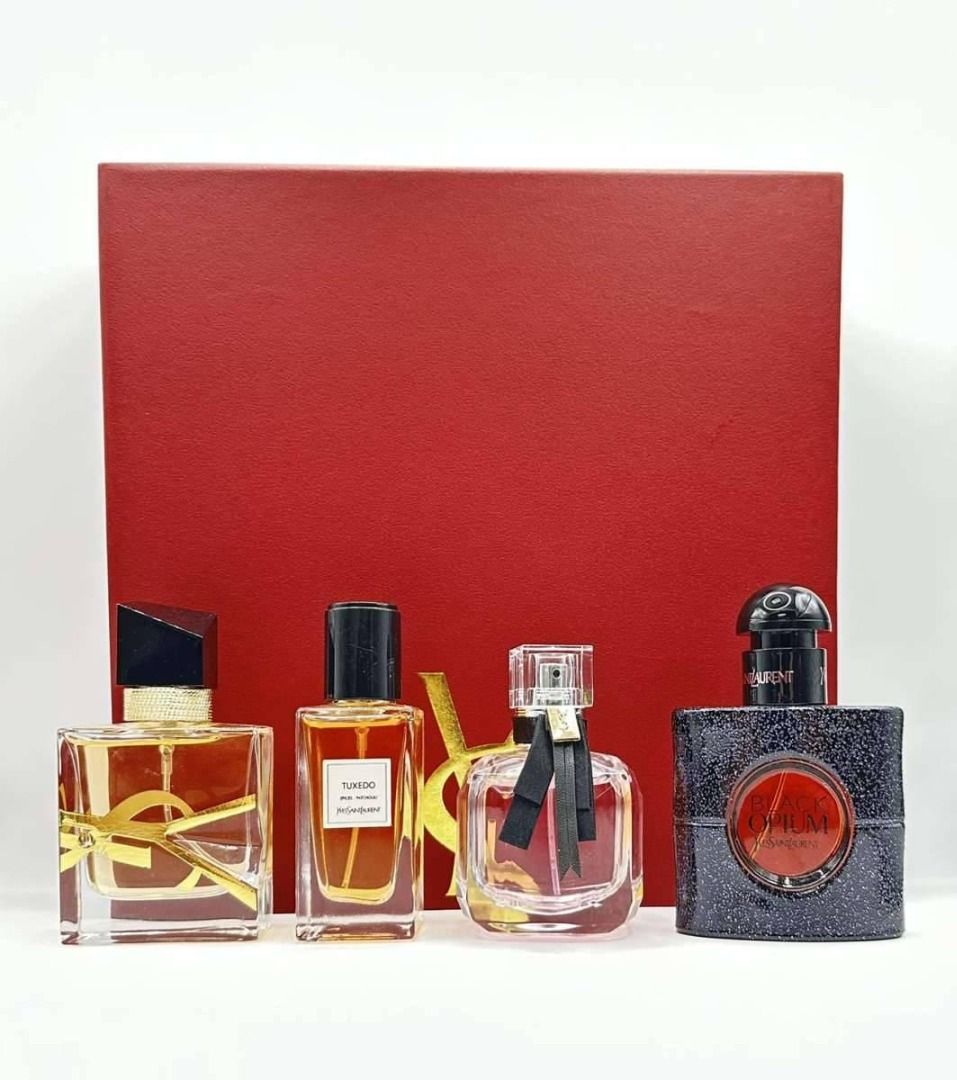Estuche de regalo de perfume Yves Saint Laurent - Set de regalo para cumpleaños, San Valentín, aniversario - 4*30ml