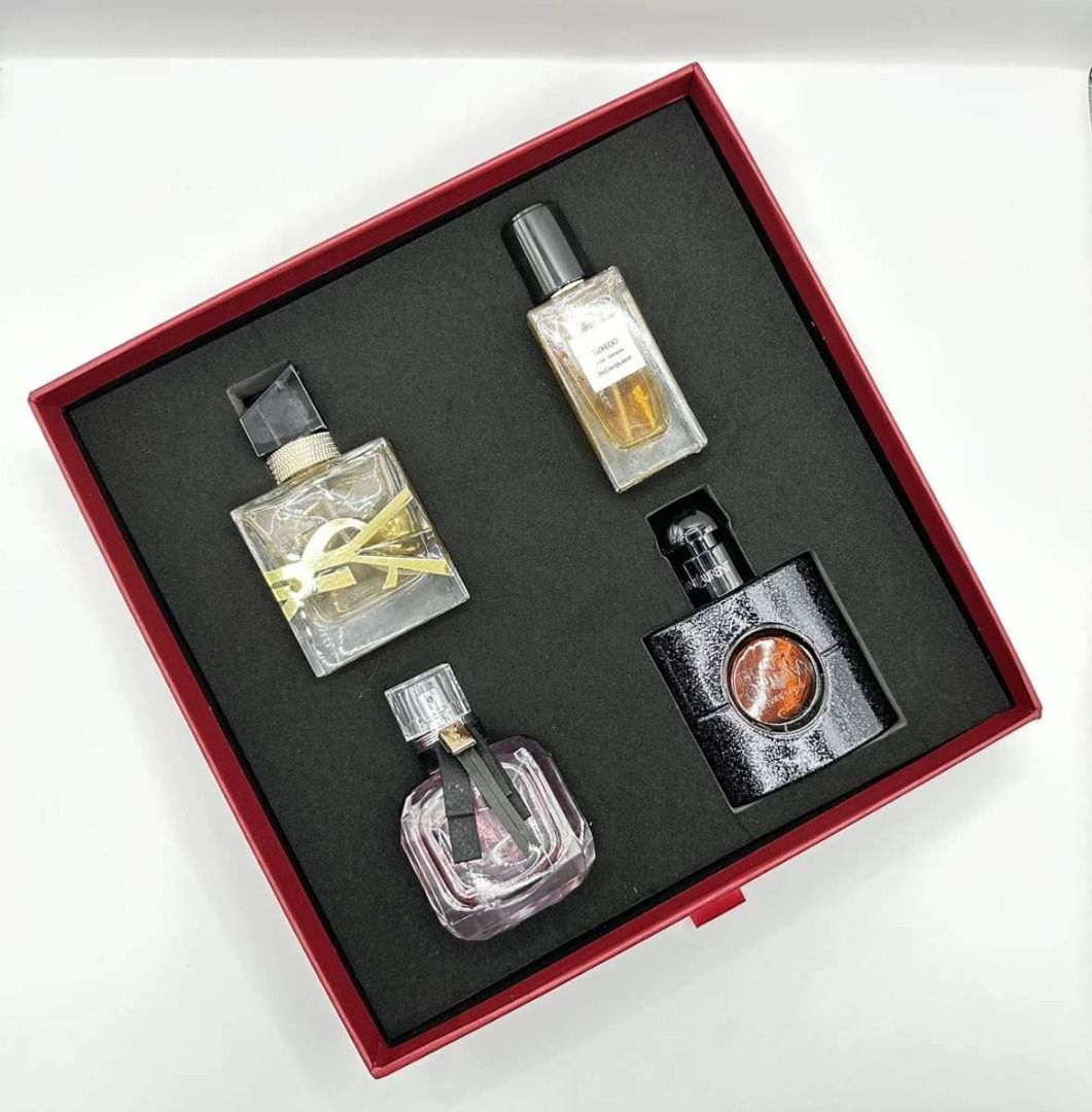 Estuche de regalo de perfume Yves Saint Laurent - Set de regalo para cumpleaños, San Valentín, aniversario - 4*30ml
